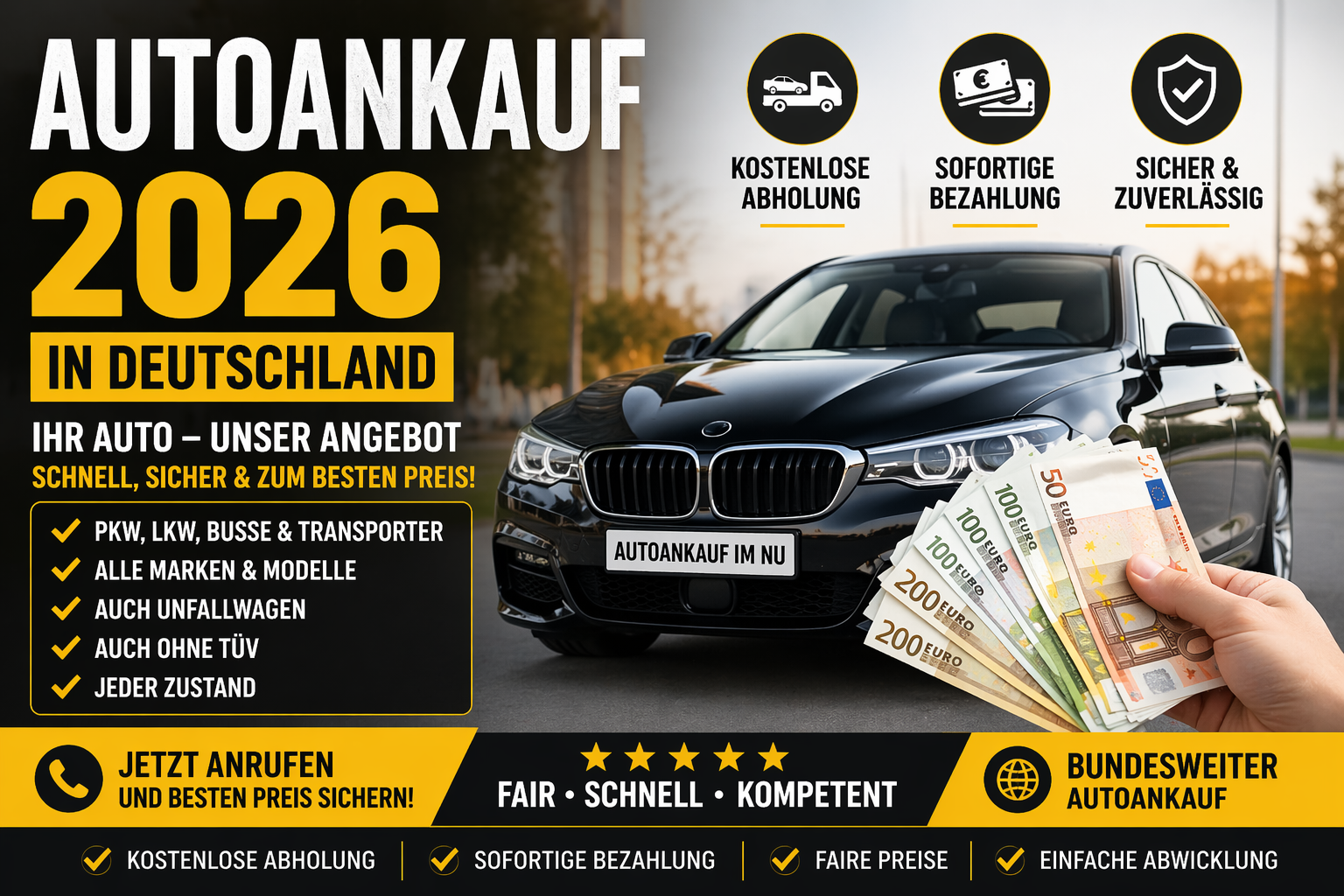 Auto verkaufen in Deutschland 2026 – Schnell & zum besten Preis
